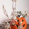 Halloween Bat Skeleton, 11" Halloween Animal Skeleton, Horrible Bat Skeleton Simulation Bat Model Vivid Bat Skeleton with Moveable Jaw and Wing for Yard Garden Lawn